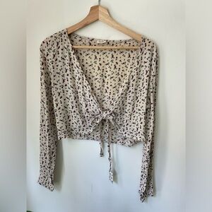 Tie around blouse